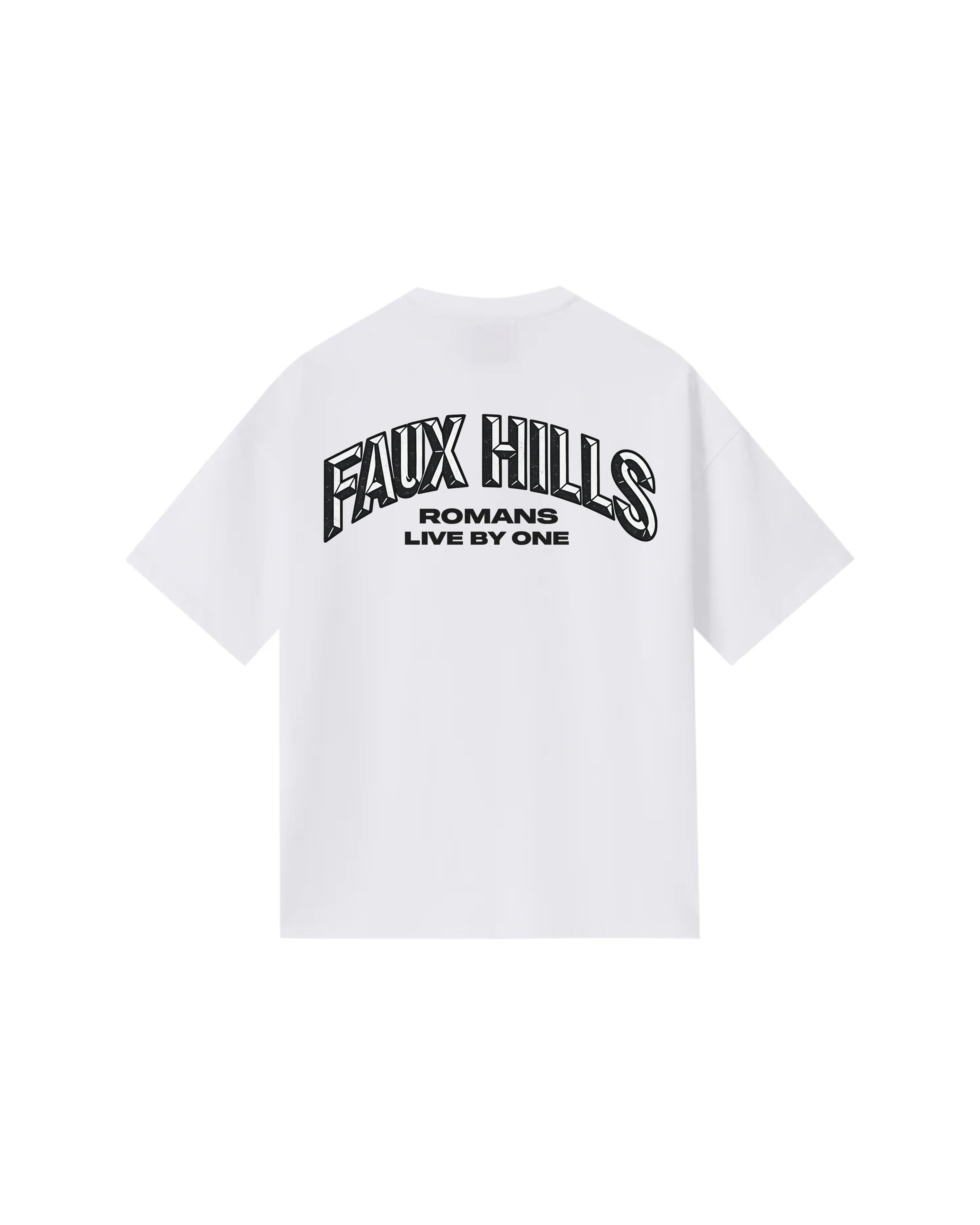 Live by One Tshirt White