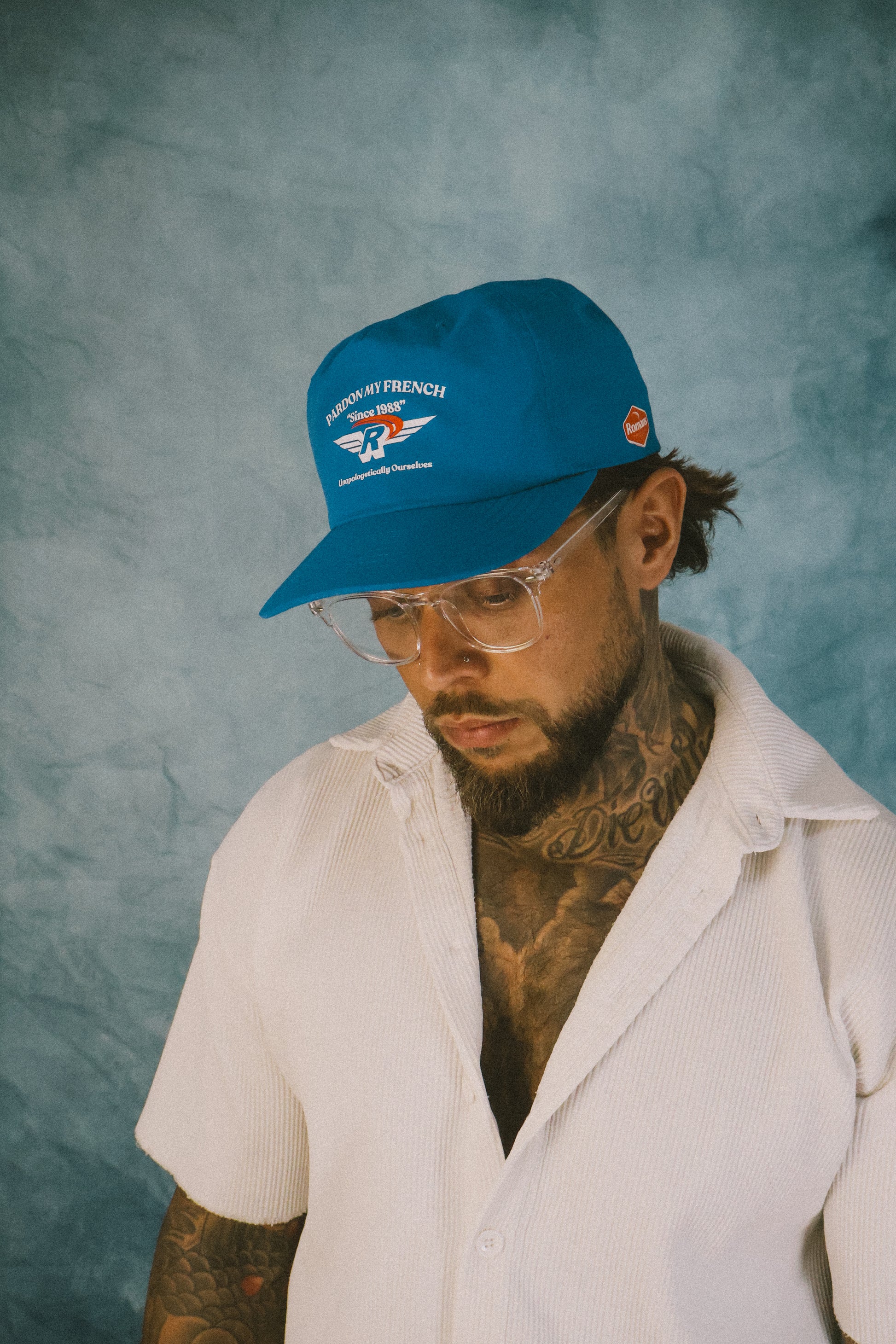 Pardon my flight. Royal Blue