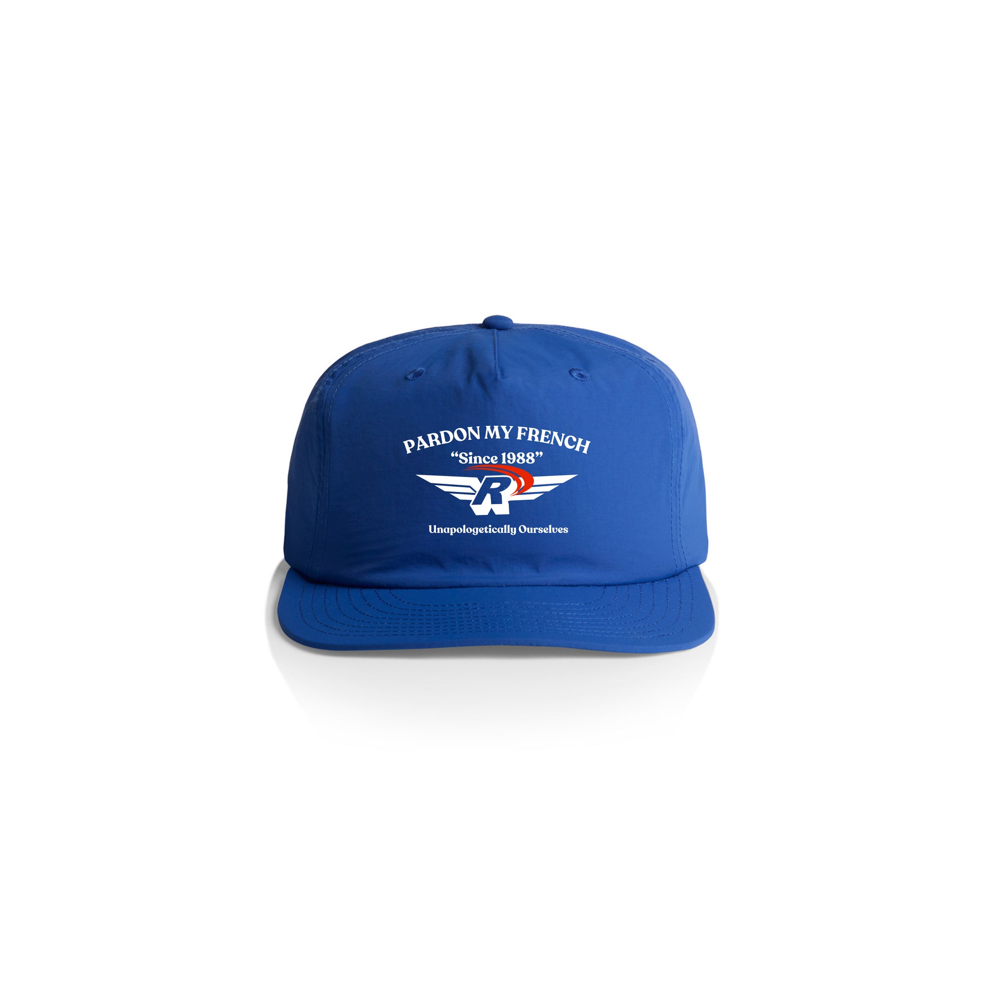 Pardon my flight. Royal Blue