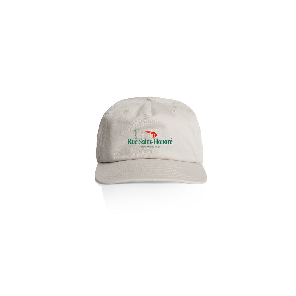 Pardon my golf cap